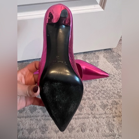 STELLA LUNA - Hot pink metallic 3 inch heel with dust bag - barely used - Picture 5 of 8